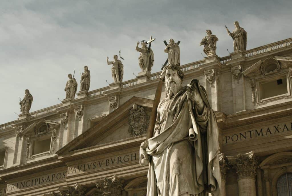 Saint Statues at St. Peter's Bascilica